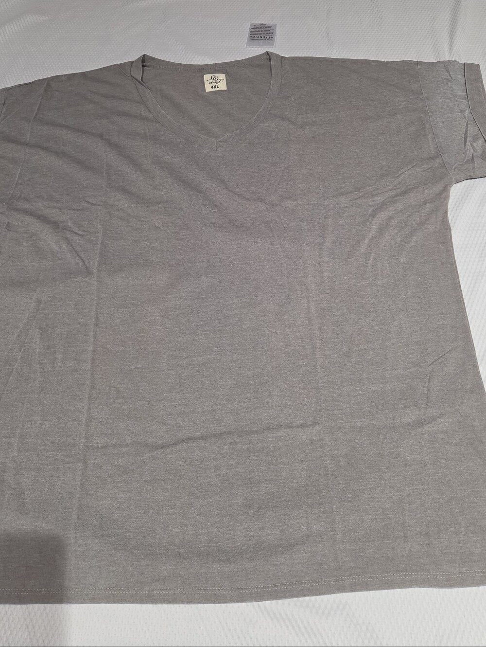 Women's V-Neck T-Shirt - Gray